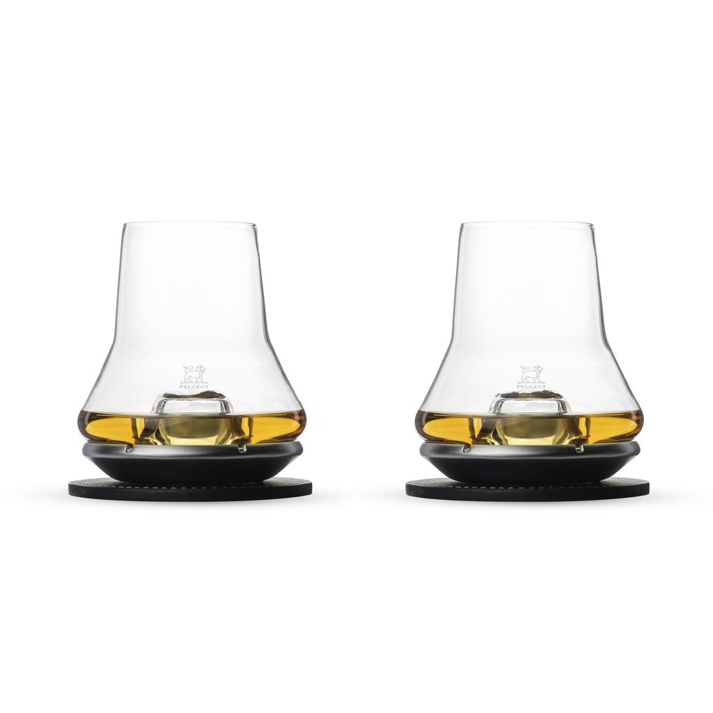 Coffret 2 verres atmosphère WHISKY basalte - Visuel 1
